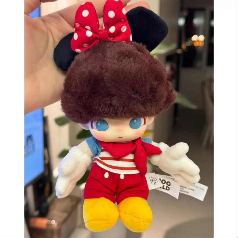 Llavero de peluche de vinilo de la serie DIMOO x Disney con el globo de Minnie