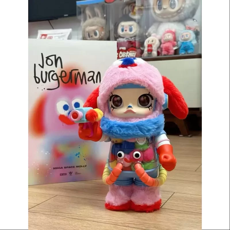 MEGA SPACE MOLLY 400% Jon Burgerman 2025 Edición Limitada MEGA SPACE MOLLY 400% Jon Burgerman 2025 Edición Limitada