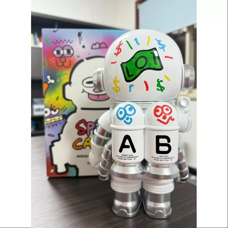 MEGA SPACE MOLLY 400% Jon Burgerman Serie Cadetes Espaciales EFECTIVO Secreto 2025 Edición Limitada MEGA SPACE MOLLY 400% Jon Burgerman Serie Cadetes Espaciales EFECTIVO Secreto 2025 Edición Limitada