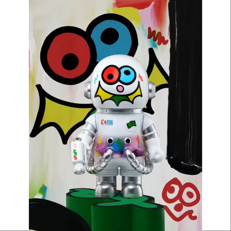 MEGA SPACE MOLLY 400% Jon Burgerman Serie Cadetes Espaciales EFECTIVO Secreto 2025 Edición Limitada MEGA SPACE MOLLY 400% Jon Burgerman Serie Cadetes Espaciales EFECTIVO Secreto 2025 Edición Limitada