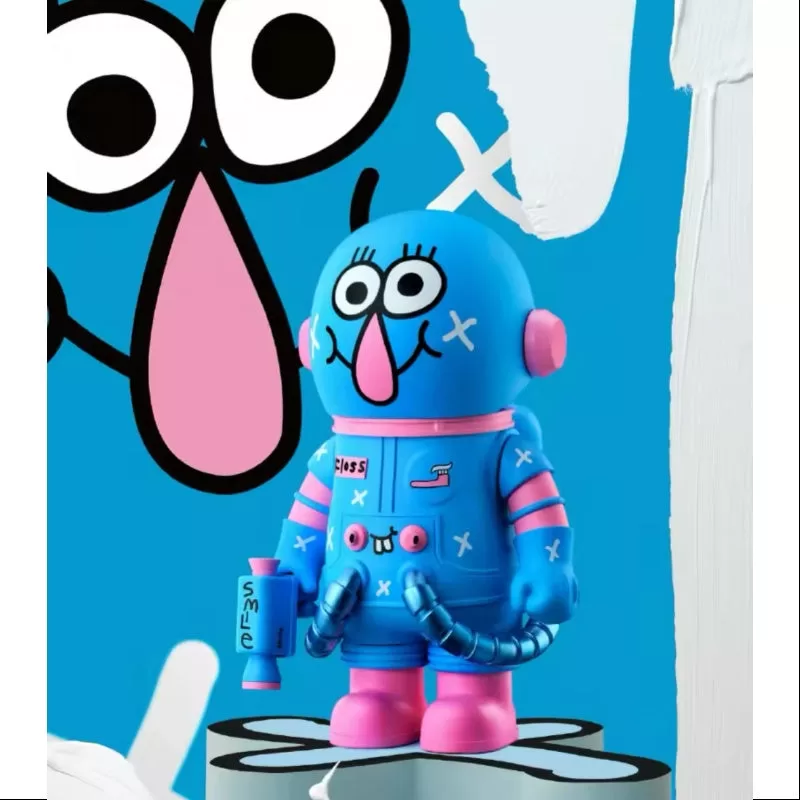 MEGA SPACE MOLLY 400% Jon Burgerman Serie Cadetes Espaciales FLOSS 2025 Edición Limitada