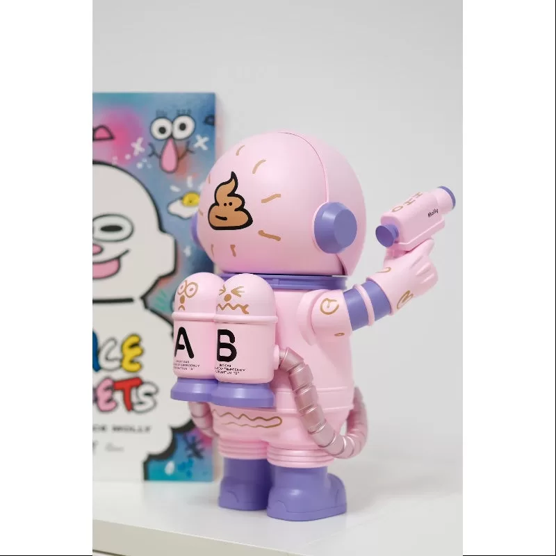 MEGA SPACE MOLLY 400% Jon Burgerman Serie Cadetes Espaciales PUPU 2025 Edición Limitada MEGA SPACE MOLLY 400% Jon Burgerman Serie Cadetes Espaciales PUPU 2025 Edición Limitada