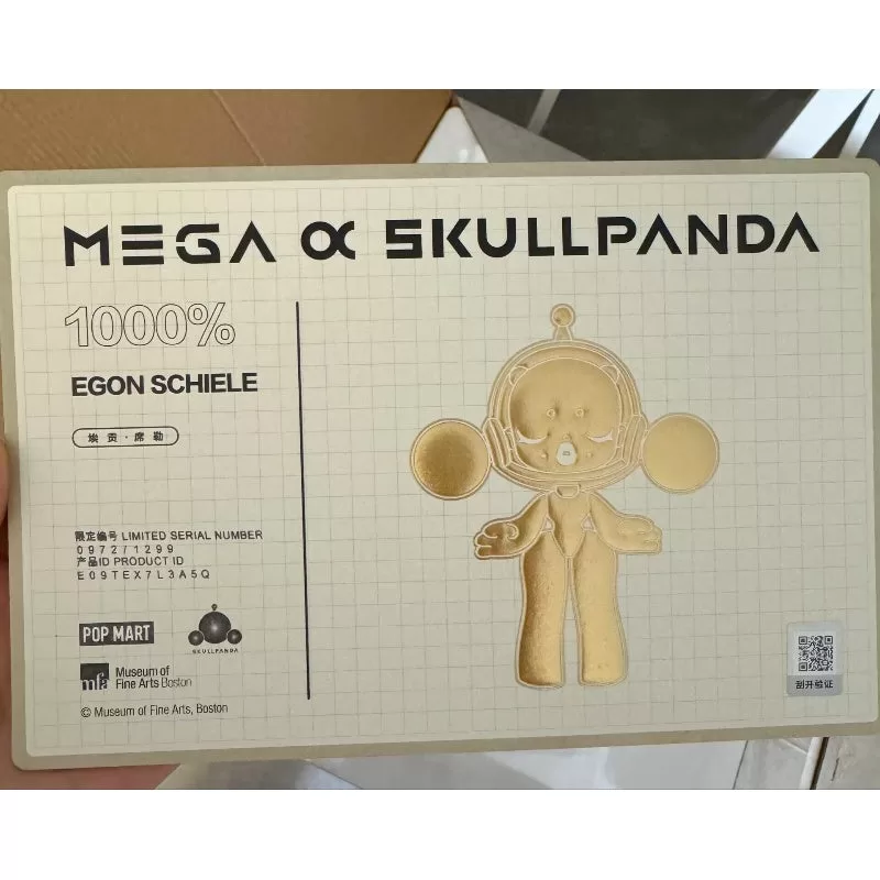 MEGA α SKULLPANDA Egon Schiele Figura 1000% limitada MEGA α SKULLPANDA Egon Schiele Figura 1000% limitada
