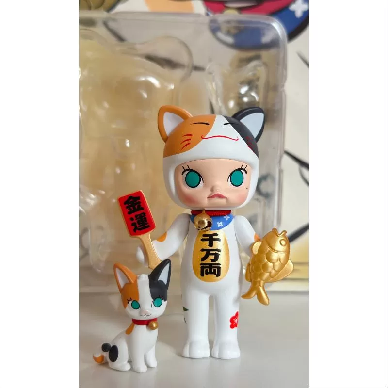 MOLLY PTS Fortune Cat Elevator Kawaii Action Edición limitada MOLLY PTS Fortune Cat Elevator Kawaii Action Edición limitada