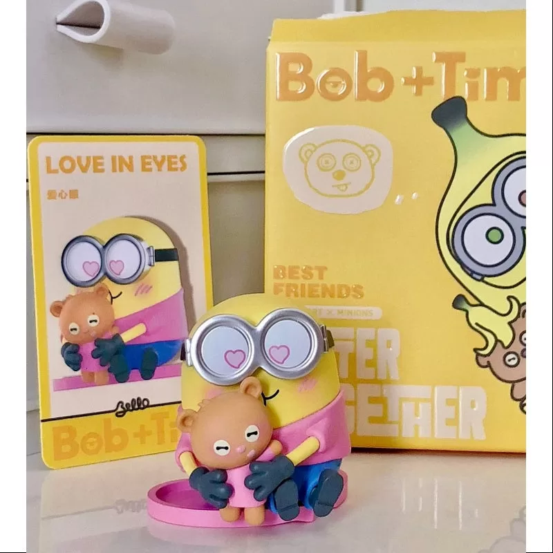 Minions Bob + Tim Mejor Juntos Serie Amor en los Ojos