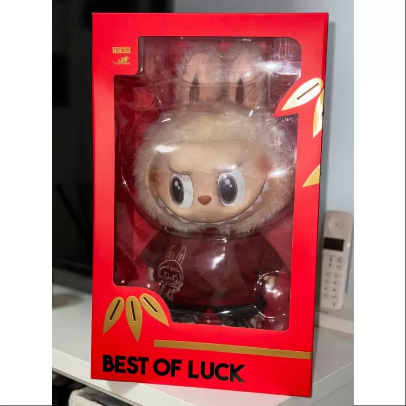 Muñeco de peluche de vinilo Labubu The Monsters Best of Luck Edición limitada Muñeco de peluche de vinilo Labubu The Monsters Best of Luck Edición limitada