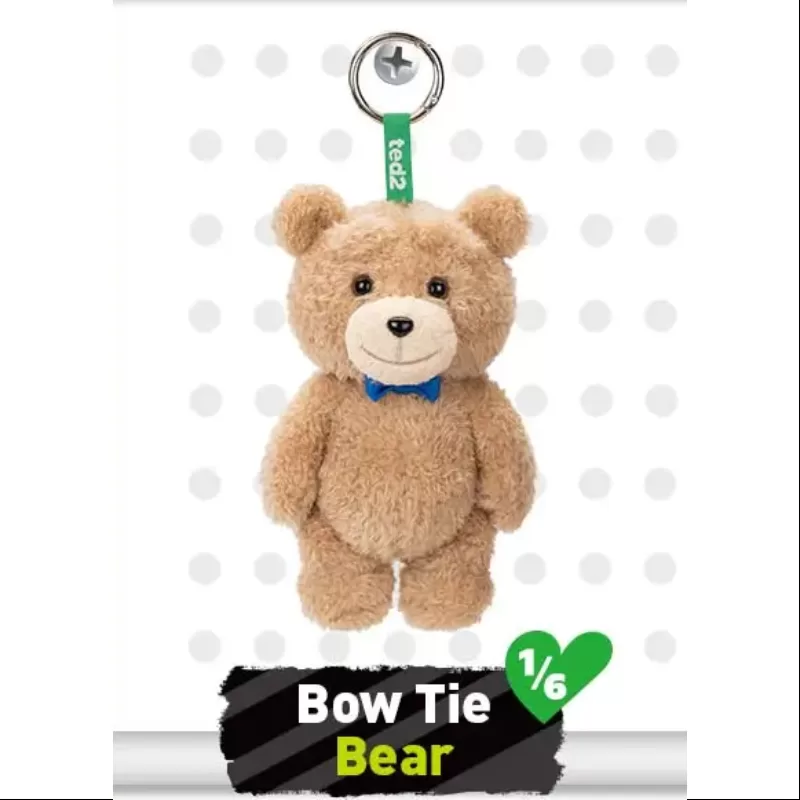 Oso de peluche Ted2 con colgante de acción y pajarita