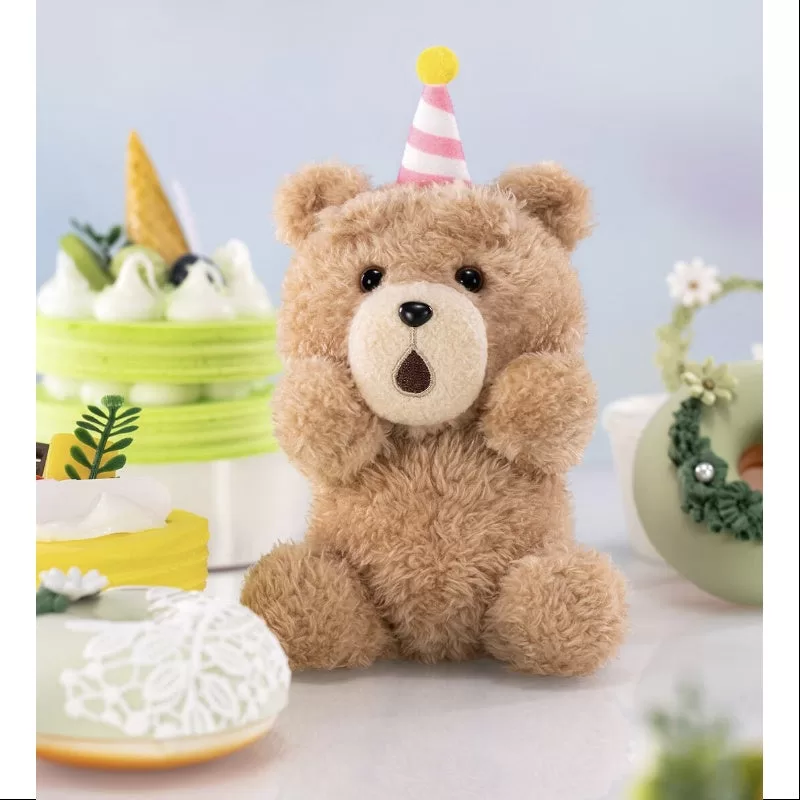 Oso de peluche de acción Ted2, serie colgante, oso de fiesta