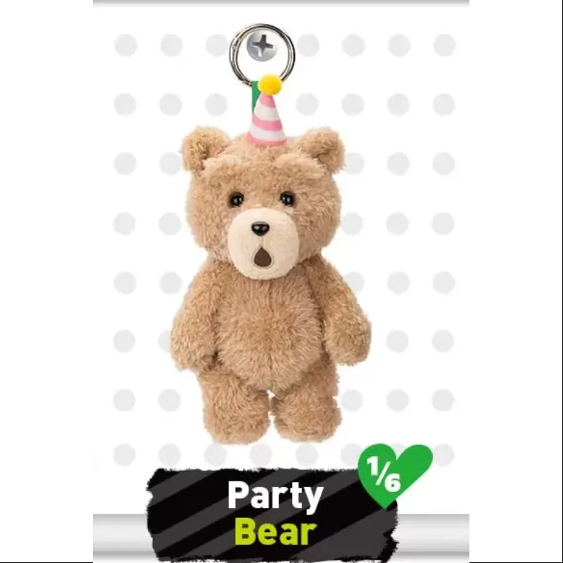 Oso de peluche de acción Ted2, serie colgante, oso de fiesta