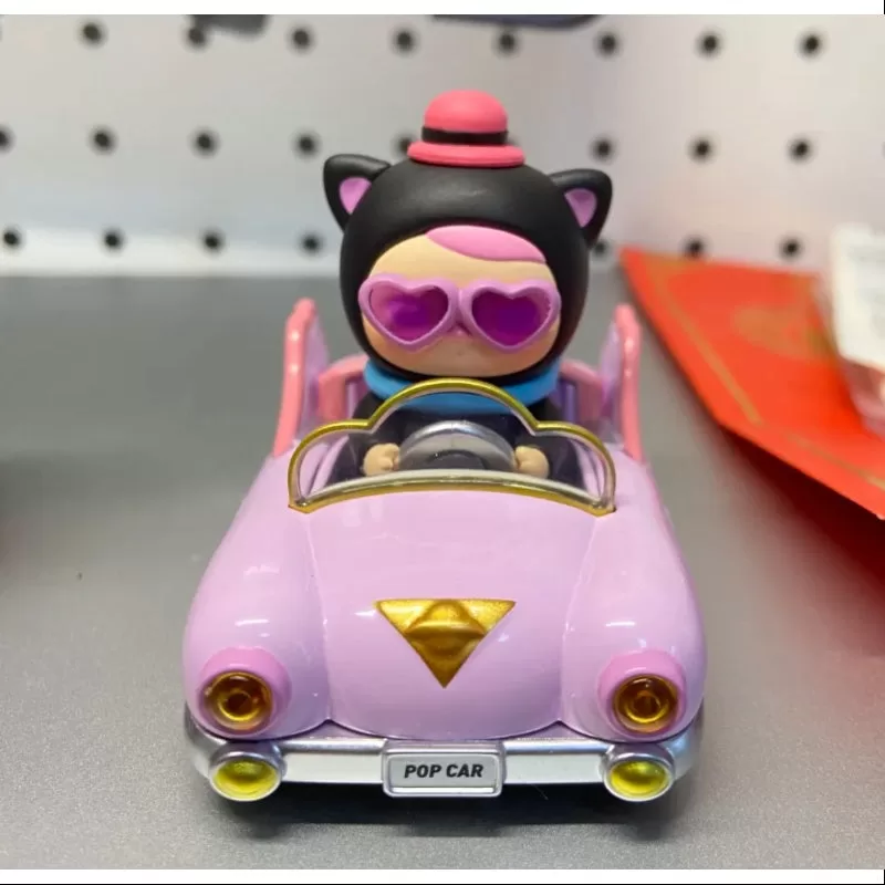 PUCKY Pop Mart PopCar Super Track Series PUCKY SUEÑO ROSA PUCKY Pop Mart PopCar Super Track Series PUCKY SUEÑO ROSA