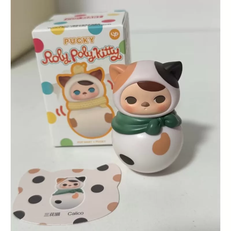 PUCKY Roly Poly Kitty Serie Calicó