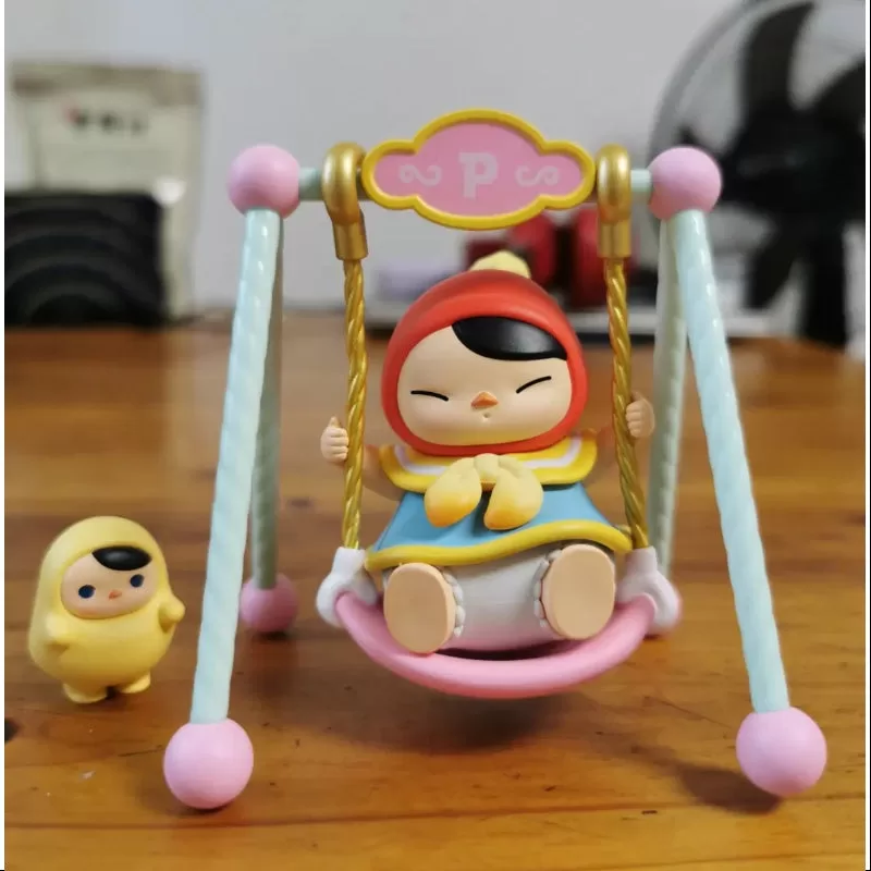 Reunión de PUCKY Pop Mart en la serie Pop Land Pucky Pleasant Swing Reunión de PUCKY Pop Mart en la serie Pop Land Pucky Pleasant Swing