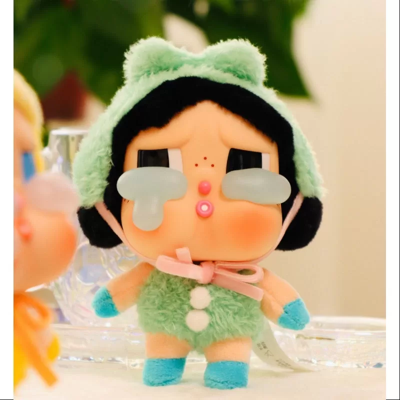 Serie Crybaby Crying Again Peluche de vinilo con cara de rana ¡Qué rana!