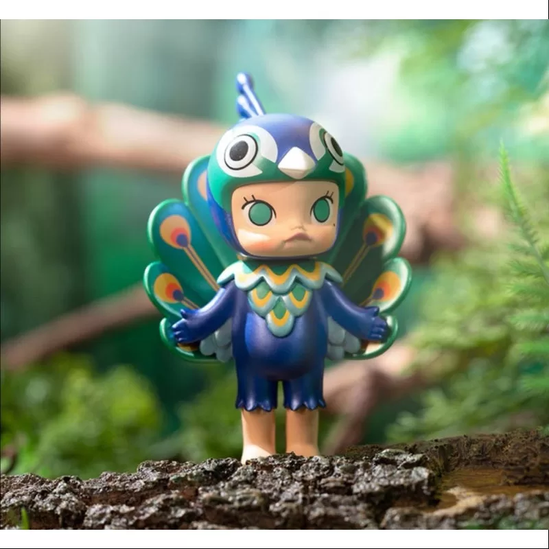 Serie MOLLY Birdy Molly pavo real