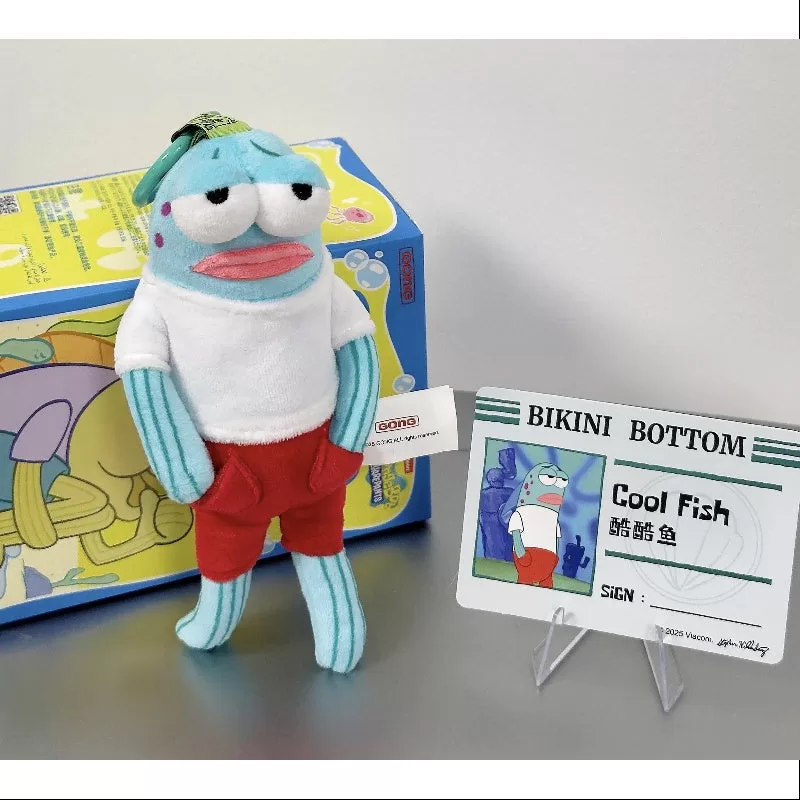 Serie de peluches caprichosos Amigos de Fondo de Bikini Peces Geniales