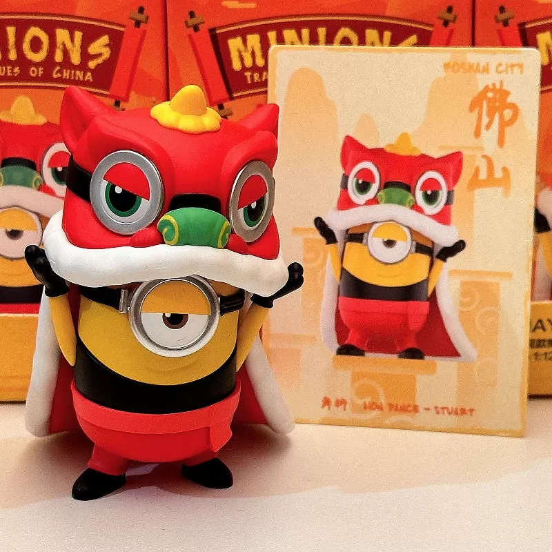 Serie de relatos de viajes de los Minions por China La danza del león Stuart